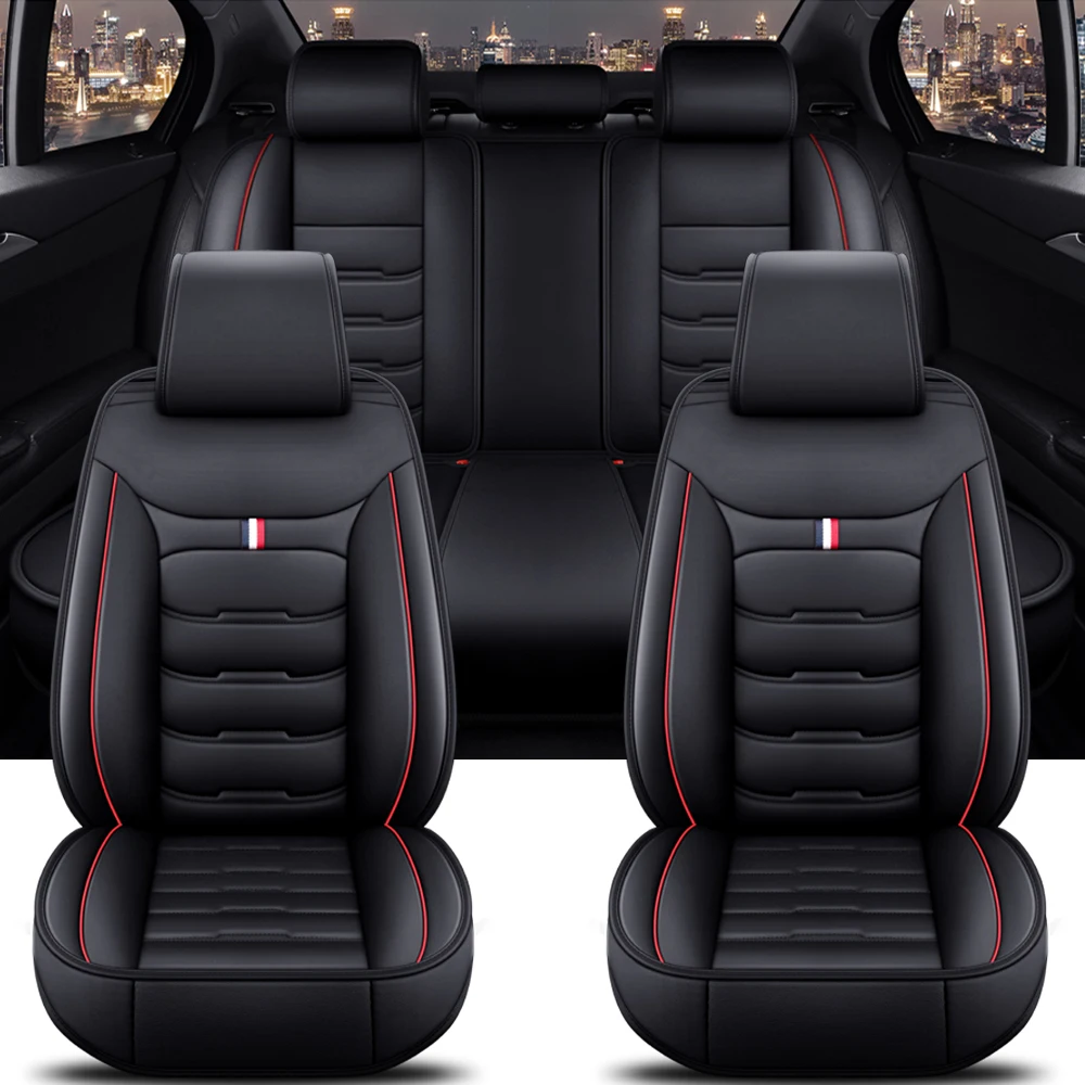 Full Coverage Universal Pu Leather Car Seat Covers for Buick Enclave Cascada Encore Lacrosse Excelle Regal TourX Car Accessories