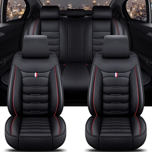 Imagen 2 del producto Fundas universales de cuero Pu para asientos de coche Mercedes, todos los modelos de coches, CLASE E W210 W212 W213 W214 C207 C238, accesorios para coche