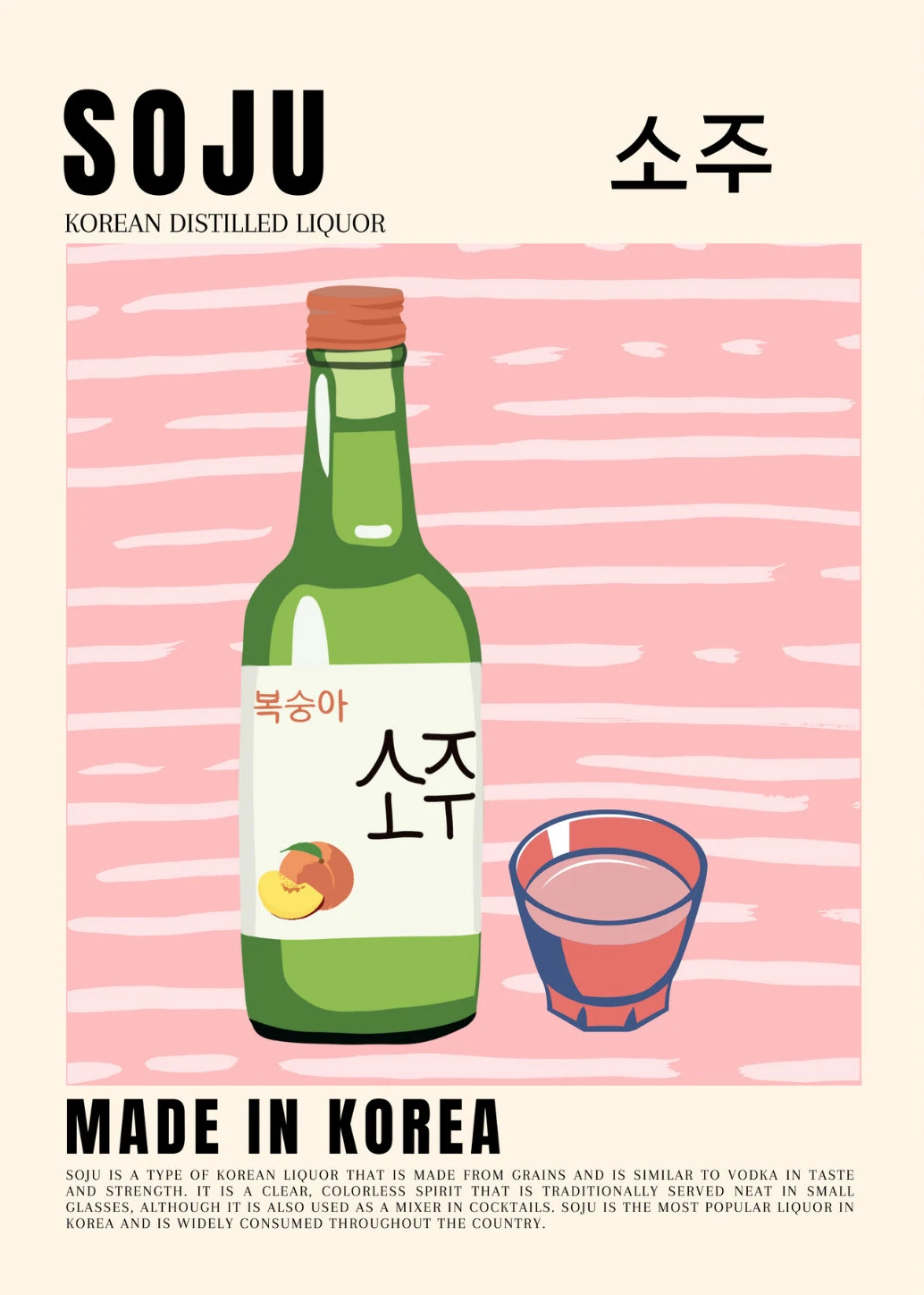 (No frame)Korean Food Posters Korea Colorful Foods Prints Canvas Painting Wall Art Pictures Home Room Modern Asian Kitchen De