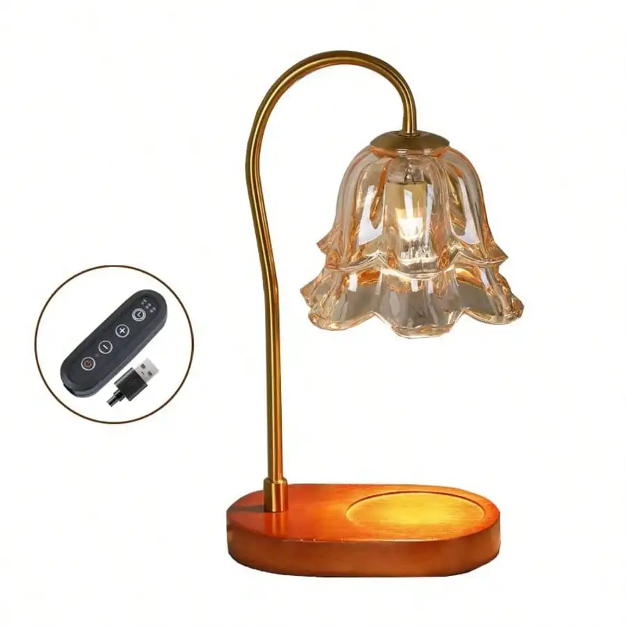 Candle Warmer Lamp With Timer And Dimmer For Home Room Decor, Brithday Gifts For Women, Mother's Day Gifts,Christmas Lighting, Christmas Decorations, Christmas Gifts, Valentine's Day And New Year Gifts(No Scented Candles)