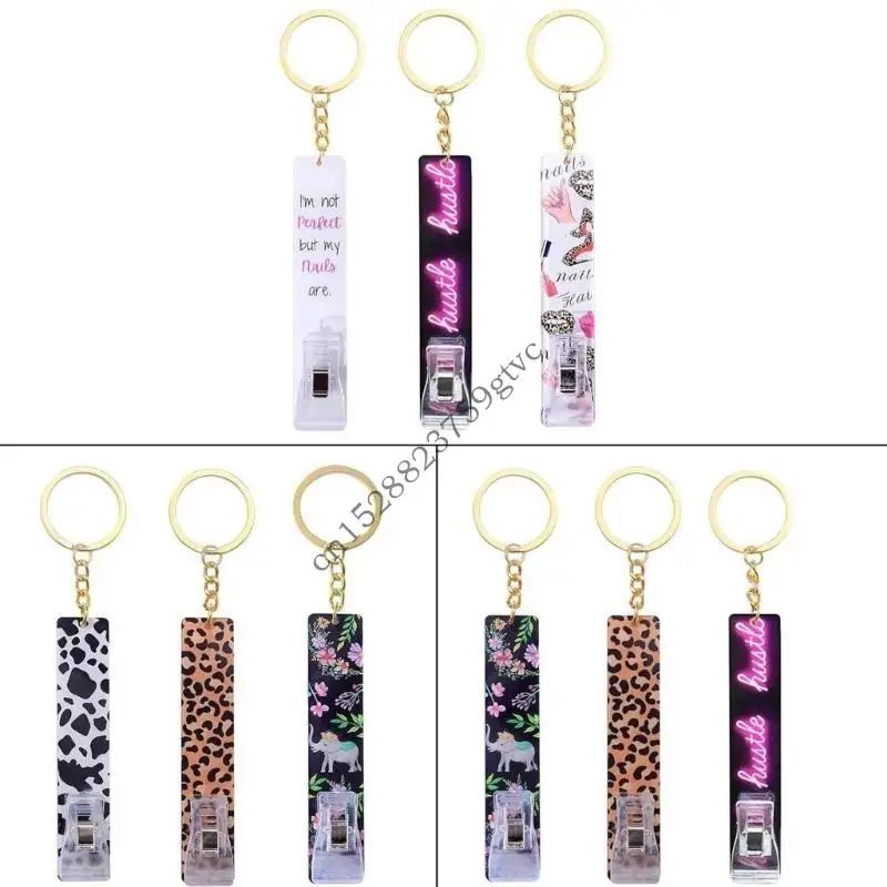 D0UF 3 PCS Card Cardbers Credit Card Card -chiek for Long Nails ATM Card Clip Clip #1