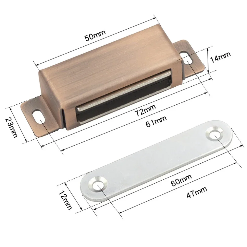 Cabinet Magnetic Catch Outdoor Wet Environments Wide Application Long Lasting Durability 1pc Door Extra Strong Pull