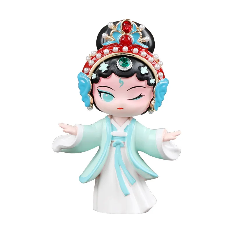 New Chinese-style ancient style Guochao series ornaments, Peking Opera facebook desktop decorations
