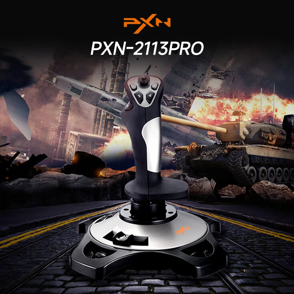 

Джойстик PXN-2113 Pro для авиасимуляторов, геймпад-контроллер для ПК, рукоятка для симуляции полетов, аксессуар для ПК/настольных игр