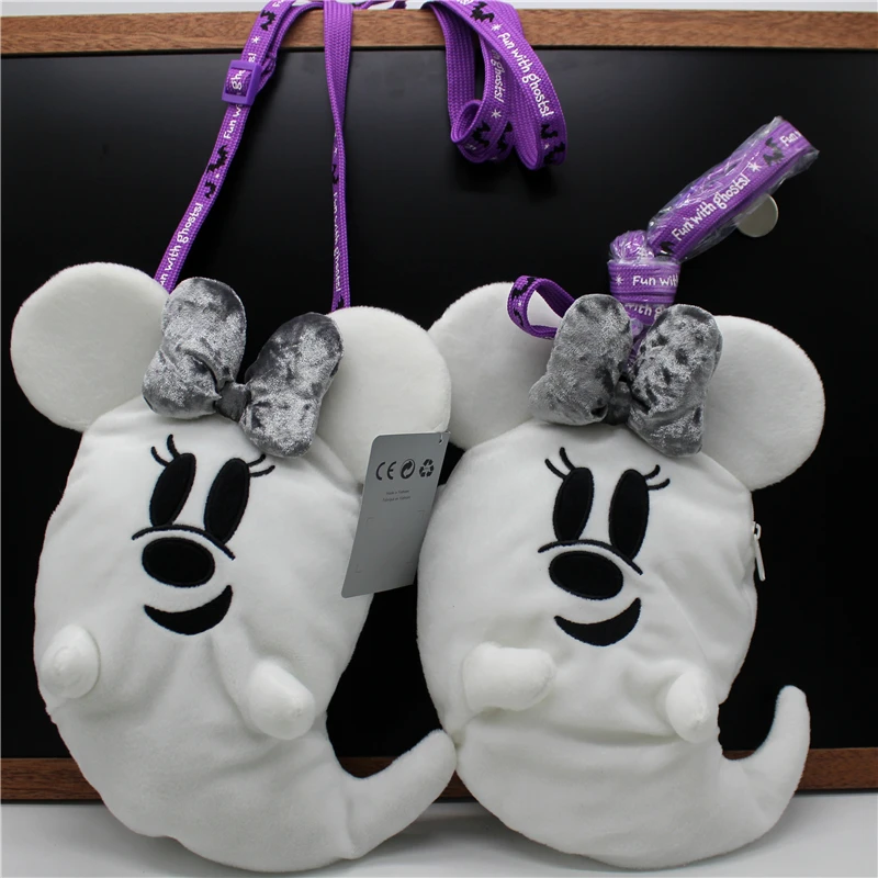 1piece Disney the Ghost of mickey mouse Messenger Bag Mickey the Ghost plush bag cartoon animal  plush toys