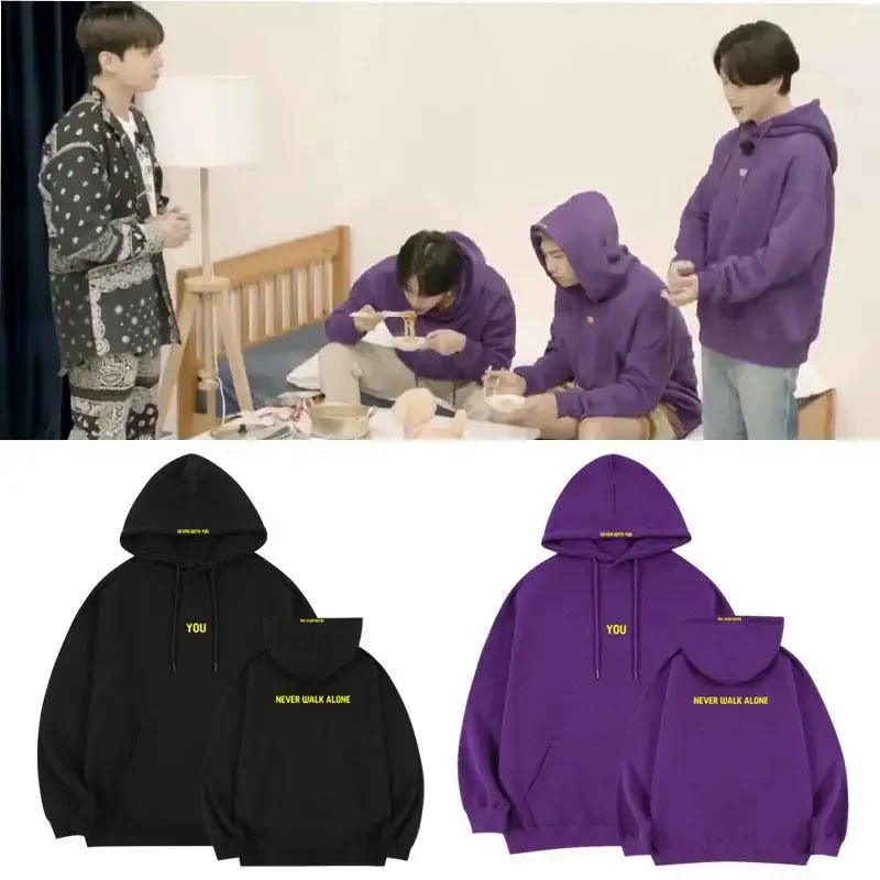 KPOP JIMIN Concert PERMISSION TO DANCE Hoodie Printing Official Same Paragraph Long-sleeved Unisex Sweatshirt Pullover JS1621