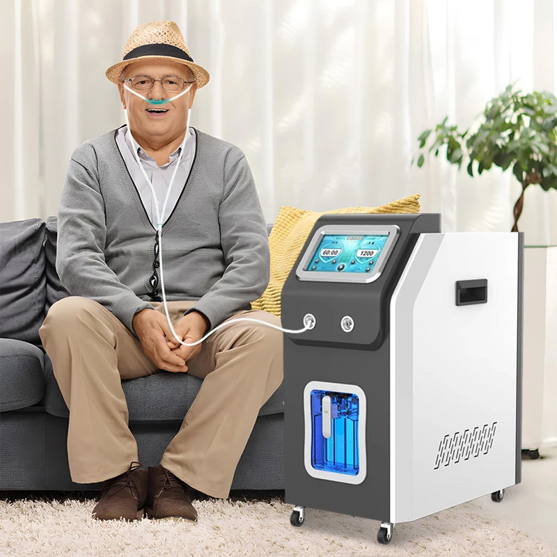 Medical H2 SPE PEM Technology Breathing Physical Therapy Equipment Home Hydrogen Generator Inhaler Hydrogen Inhalation Machine