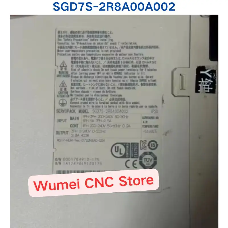 Brand New or Second hand test OK Driver SGD7S-2R8A00A002 1 piece