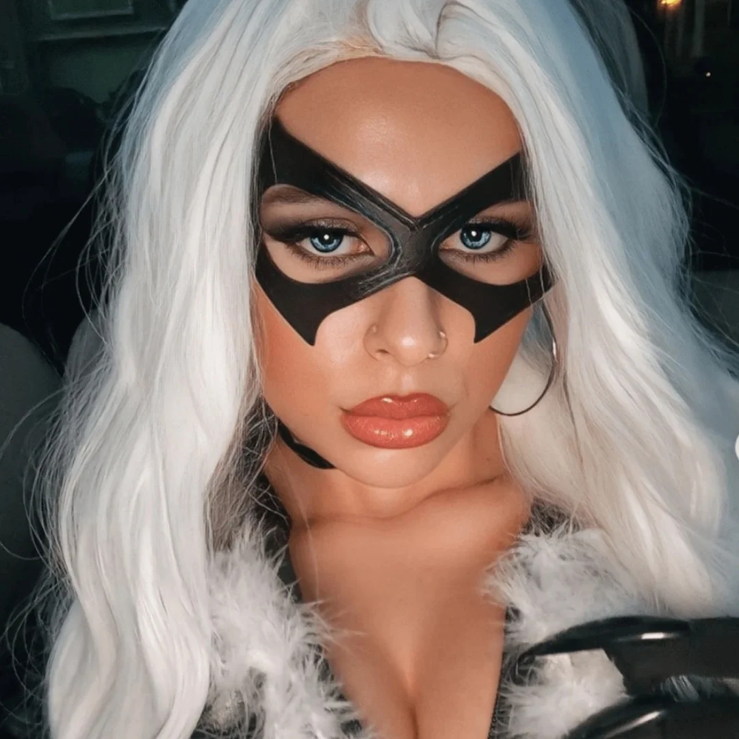 

Маскарадная маска-костюм в виде кошачьего глаза, черная кожаная, для женщин, 1 шт., для Хэллоуина и косплея