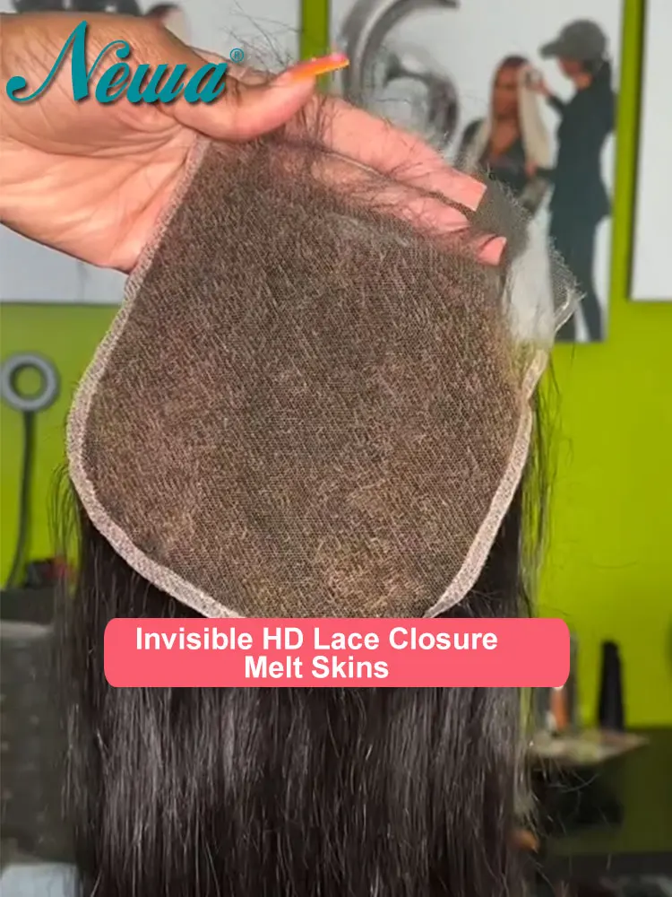 

Новинка! Накладка для волос Newa Hair 5x5/6x6 HD Lace Closure с невидимой швейцарской HD-пленкой, предварительно выщипанная, из натуральных человеческих волос, 13x6/13x4 HD Lace Frontal Only