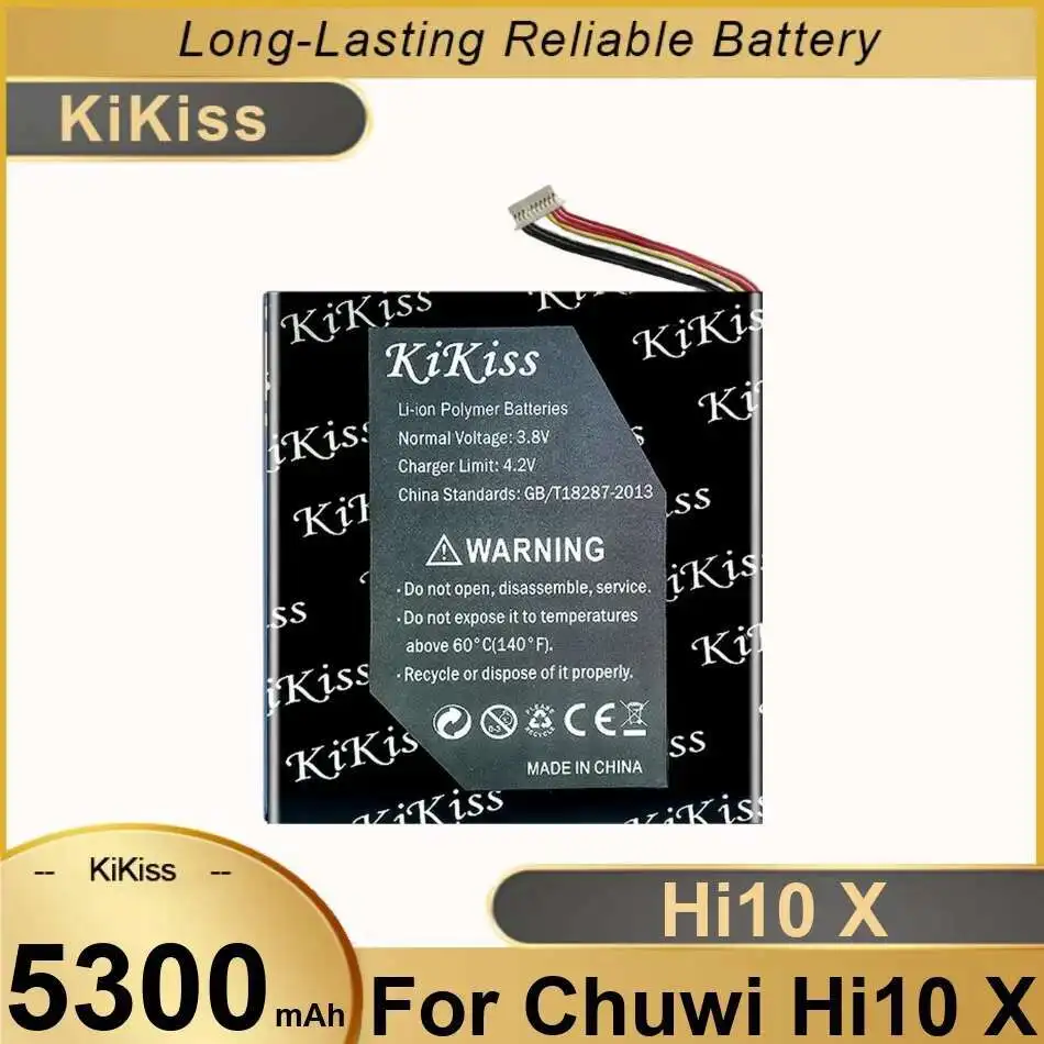 

5300Mah High-Capacity Laptop Battery For Chuwi Hi10 X Hi10x Tablet PC Accumulator 7-Wire Plug Batteria + Tools High-Efficiency