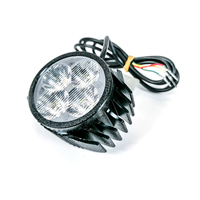 Headlight For Langfeite LED Electric Scooter L6 L8 Front Light Horn Waterproof Electric Scooter Safety Warning Lamp