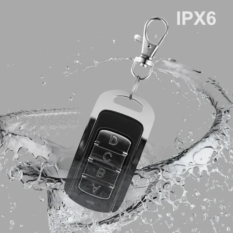 Compatible with 300MHz 303MHz 315MHz 330MHz 433MHz 868MHz with 8 / 10 dip switches Multi-frequency 280-868MHz Remote Controller
