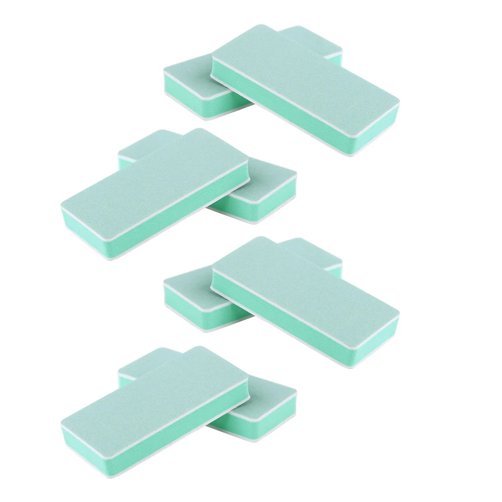 8Pcs Double-Sided Nail Polishing Block High Grade Material Manicure Tools Portable Design for Salon and Personal Use