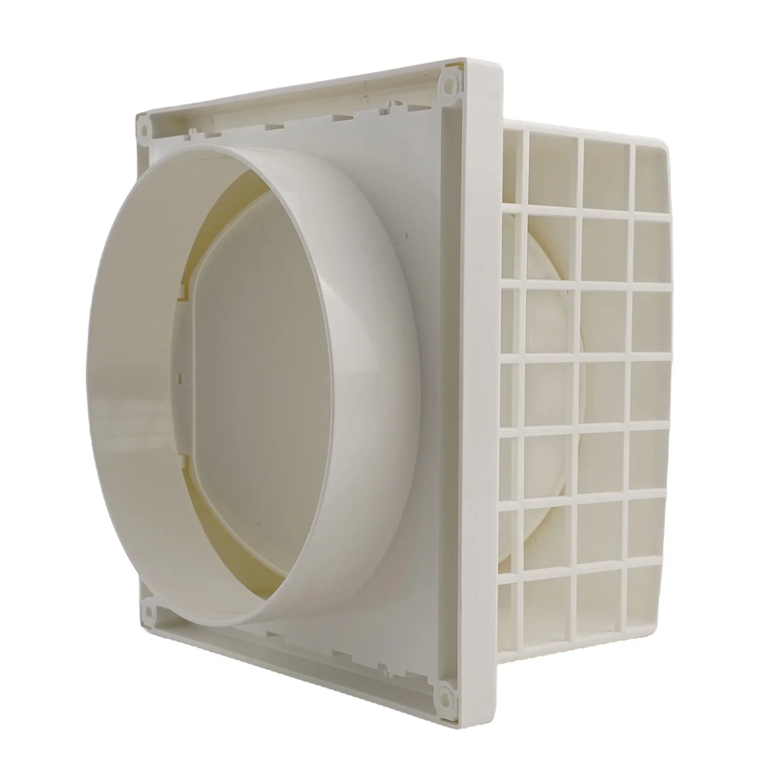 ABS-Ablufthaube, ABS-Lüftungsgitter für die Außenwand, wetterfester ABS-Kunststoff, verhindert Feuchtigkeitsaufbau für Dunstabzugshauben