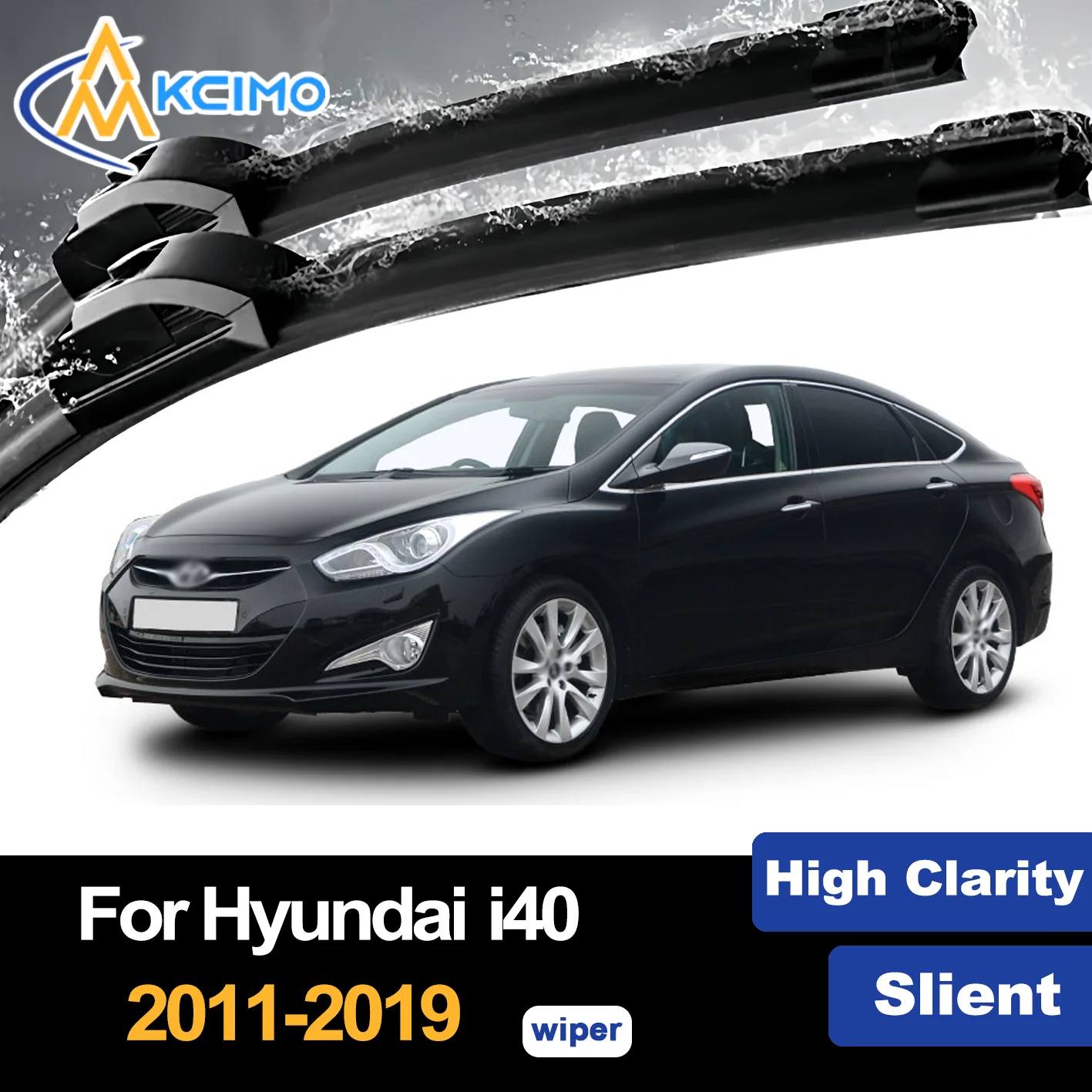 

Front Wiper Blades for Hyundai i40 2011–2019 2012 2013 2014 2015 Premium Car Windscreen Windshield Window Wiper Accessories