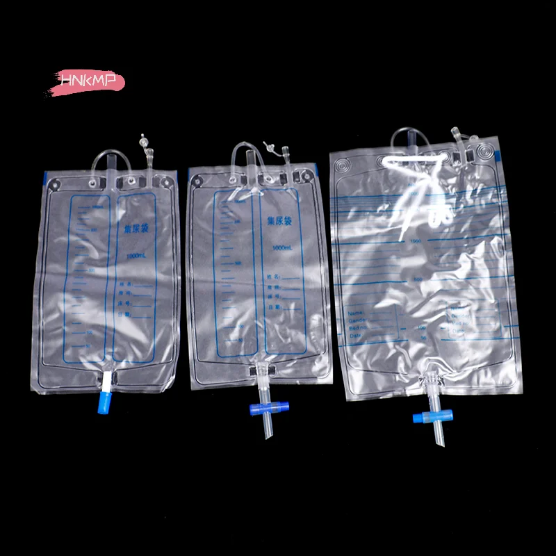 H-1000/2000ml Urine Collector Bag 1pc Reusable Medical Latex Sleeve Type Urine Bag Male Drainage Catheter Bag Urinal Pee Holder
