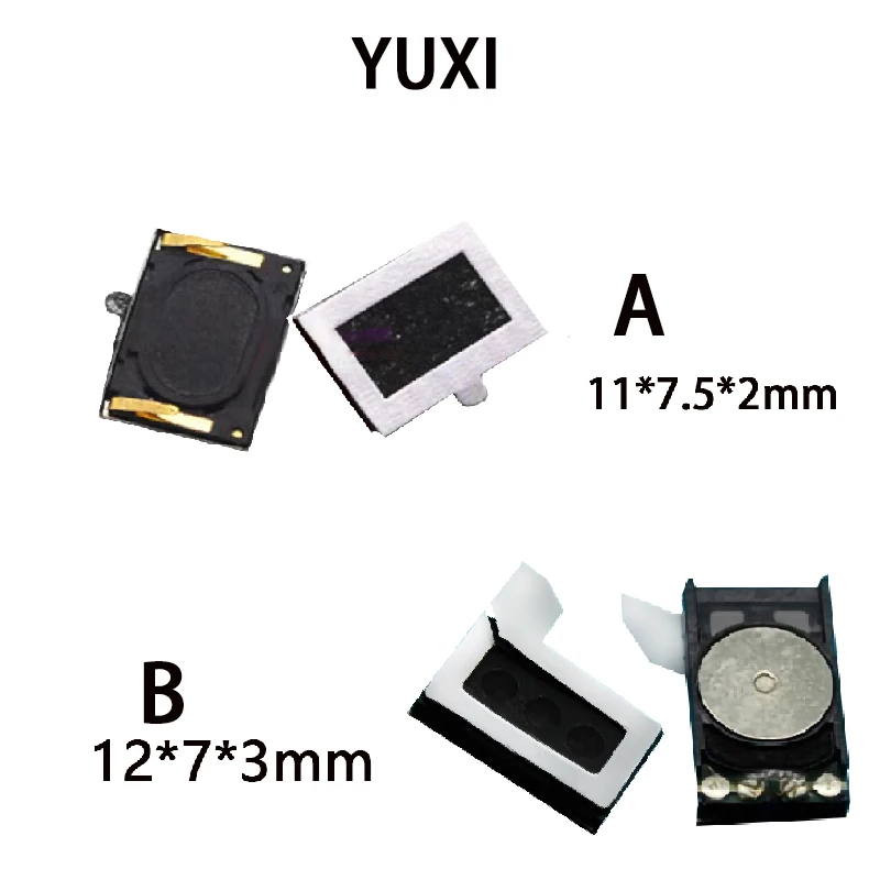 YUXI-piezas de reparación y repuesto para altavoz de teléfono, accesorio Universal para V88011 x 7,5x2mm, 12x7x3mm, 1 unidad