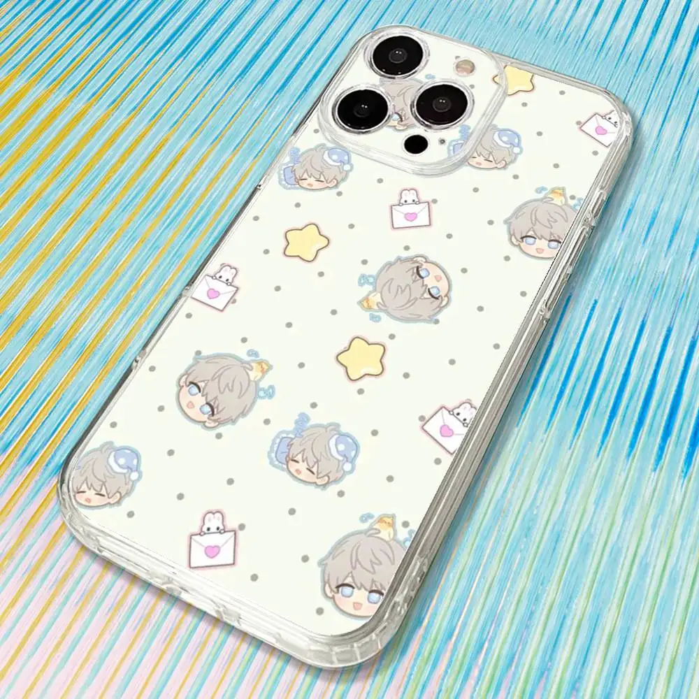 Casing Ponsel Love And Deepspace Untuk iPhone17,16,15,14,13,12,11 Plus,Pro Max Penutup Transparan Lembut