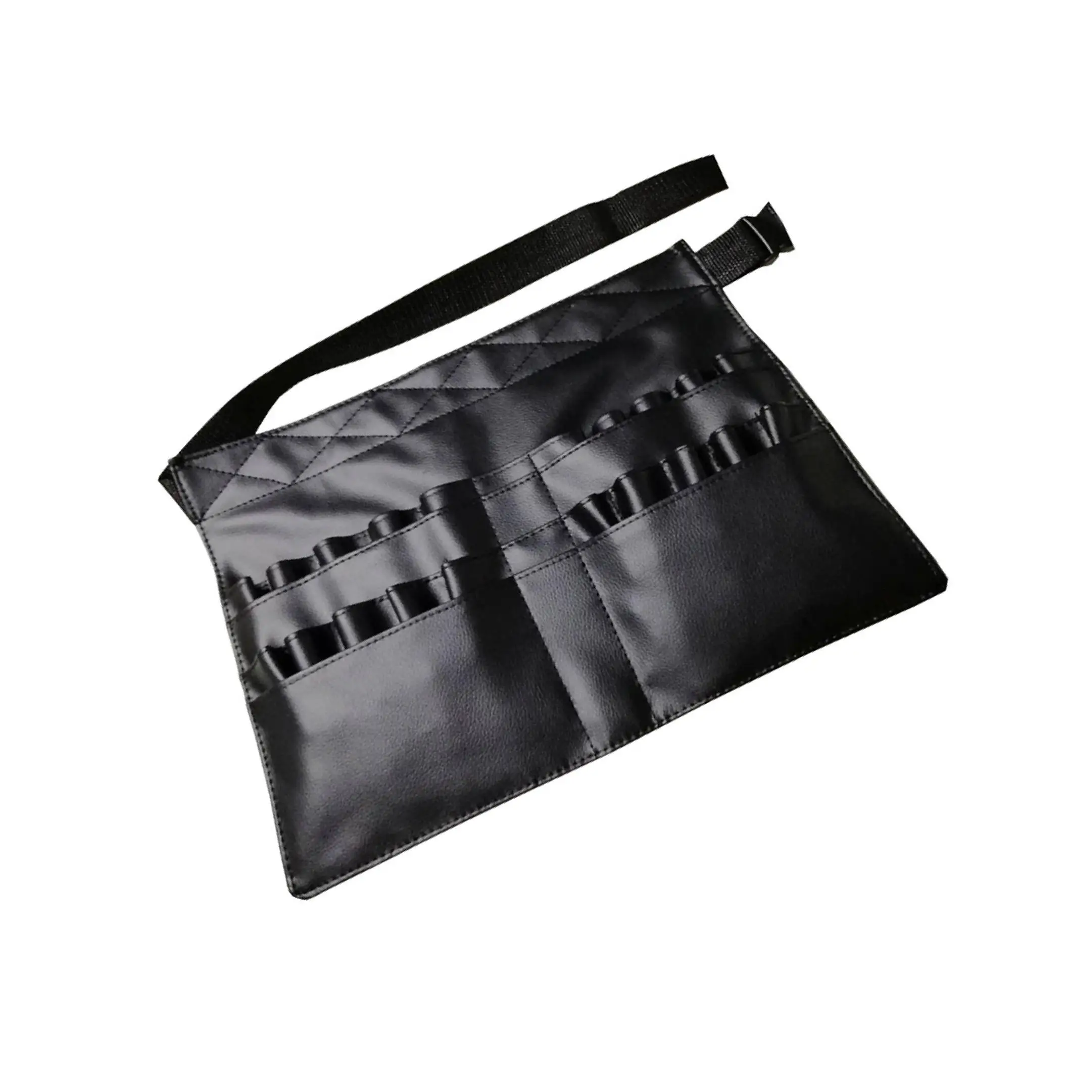 Makeup Brush Bag Multi Pockets with Artist Belt Strap for Fashion Stylist