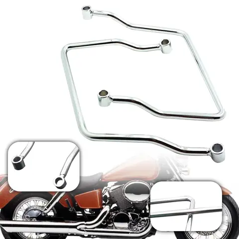 16.5 cm Saddle Bag Support Bar Mount Bracket For Honda Shadow ACE VT VT400 VT750 1997-2003