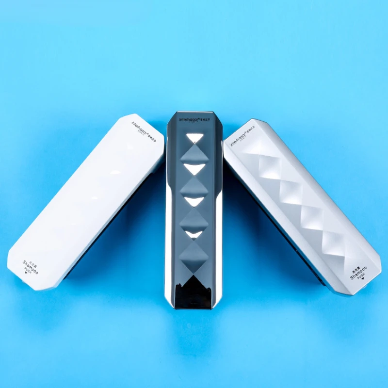 Hotel Manual Wall-mounted Three-head To Soap Dispenser for Kitchen Hand Washer for Kitchen Bathroom Shampoo Dispenser