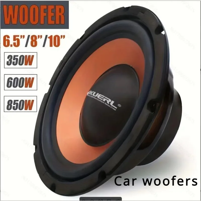 1pc Car Speaker Car Subwoofer Speaker Car Audio System 6.5/8/10 Inch Subwoofer Amplify Car Subwoofer