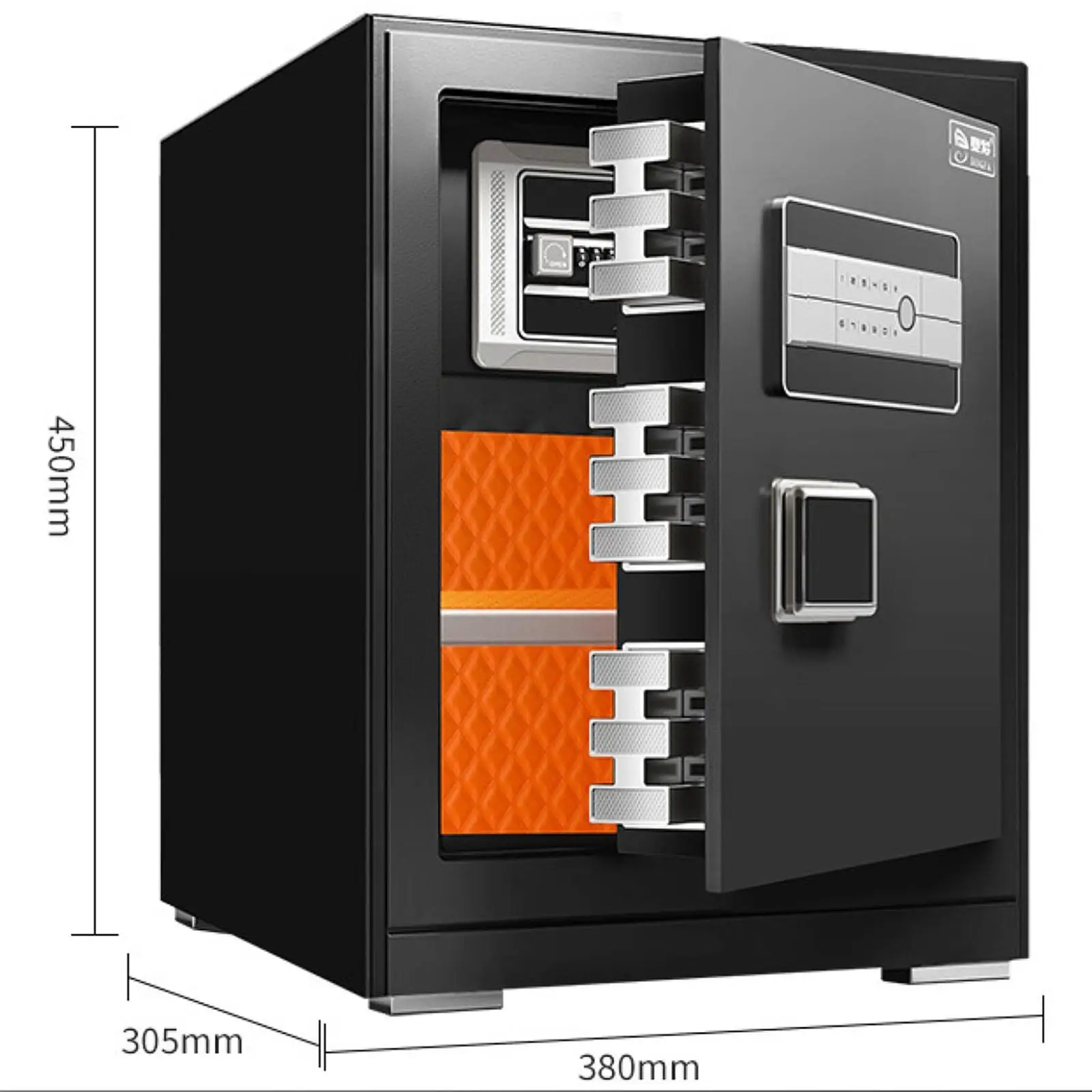 Security Box Easy to Lock Combination Lock Steel Case Jewelry Storage Case for Wallet Important Documents Jewelry Traveling