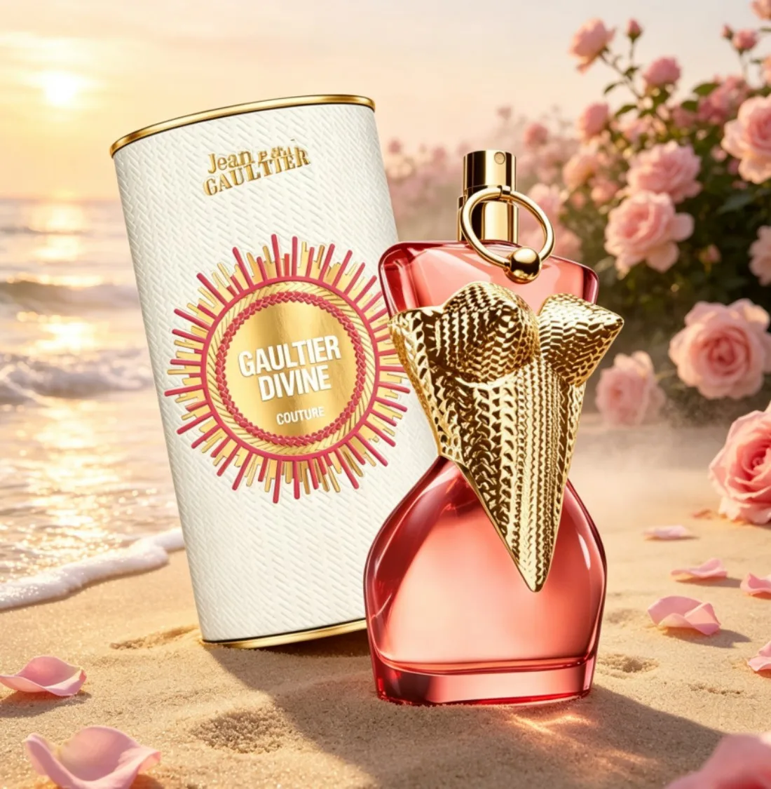 Jean Paul Gaultier Gaultier Divine Couture Sweet and elegant perfume spray, 3.4oz100ml, fruity amber food flavor, charming, lasting fragrance, suitable for many occasions, Valentine's Day Christmas gift choice view 5
