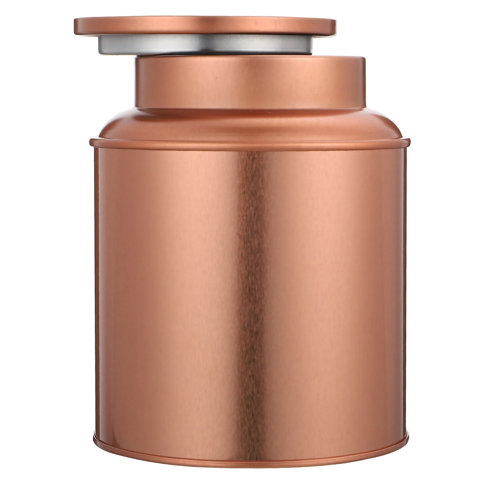 

Tinplate Tea Storage Container With Lid Sealed Box For Coffee Beans Candy Packaging Home Decoration Large Caliber Square