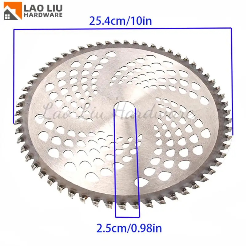 High Strength Steel Lawn Mower Blades - Durable, Sharp, 40/60/80 Tooth Disc for Lawn Trimmer & Wood Cutting, Good for Yards