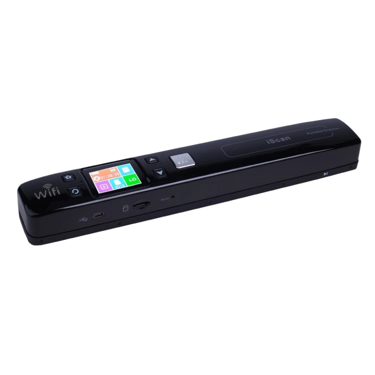 IScan02 WiFi Double Roller Mobile Document Portable Handheld Scanner with LED Display Support 1050DPI 600DPI 300DPI PDF JPG TF