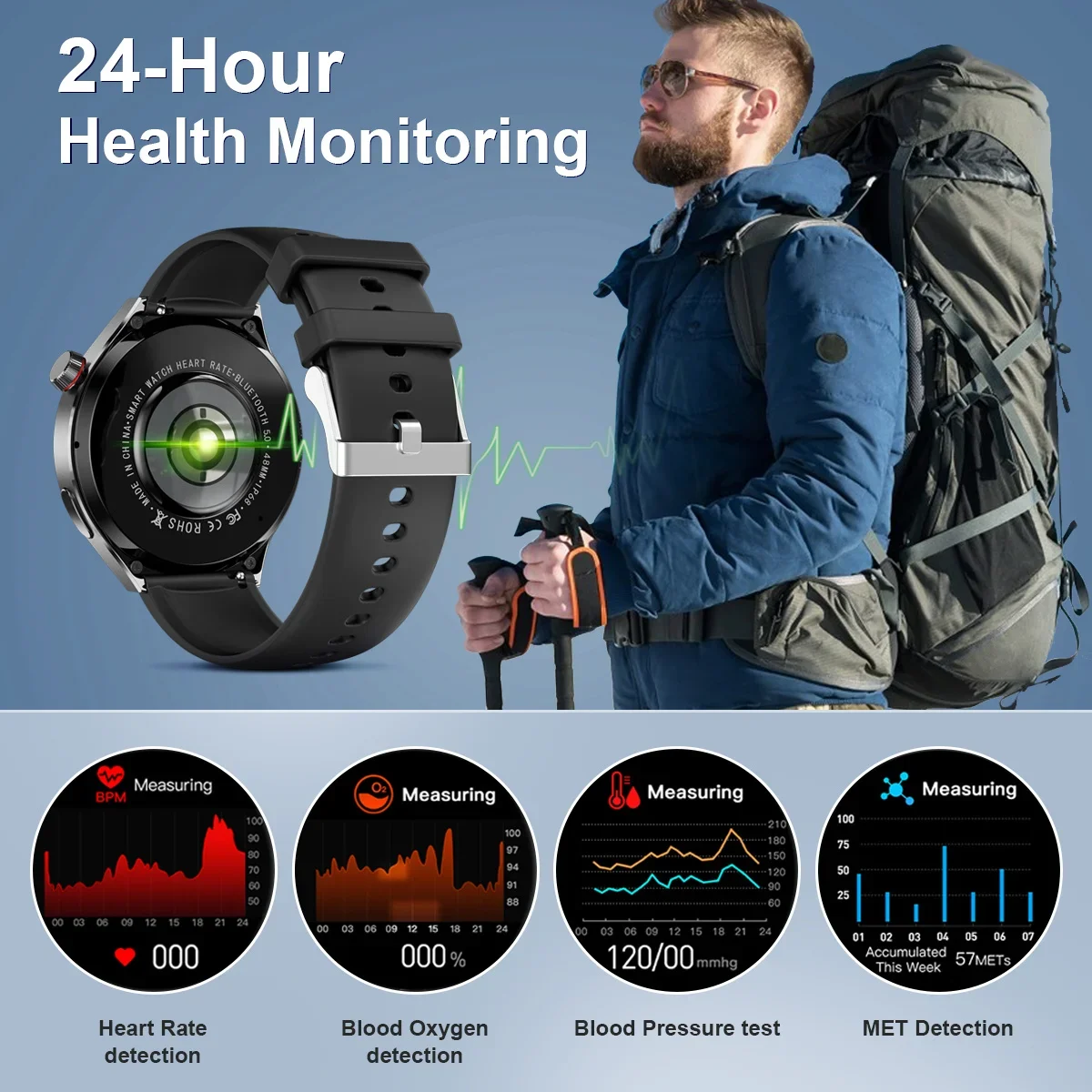 Original for Huawei Watch 4 Pro AMOLED Smart Watch Men Customized Dial to Answer Call Sports Fitness Tracker smartwatch 2024 New