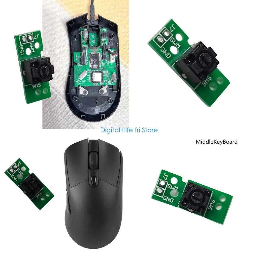 E06D Professional Middle Switches Plate For G403 G703 Mouse Middle Clicks Button Board Stability