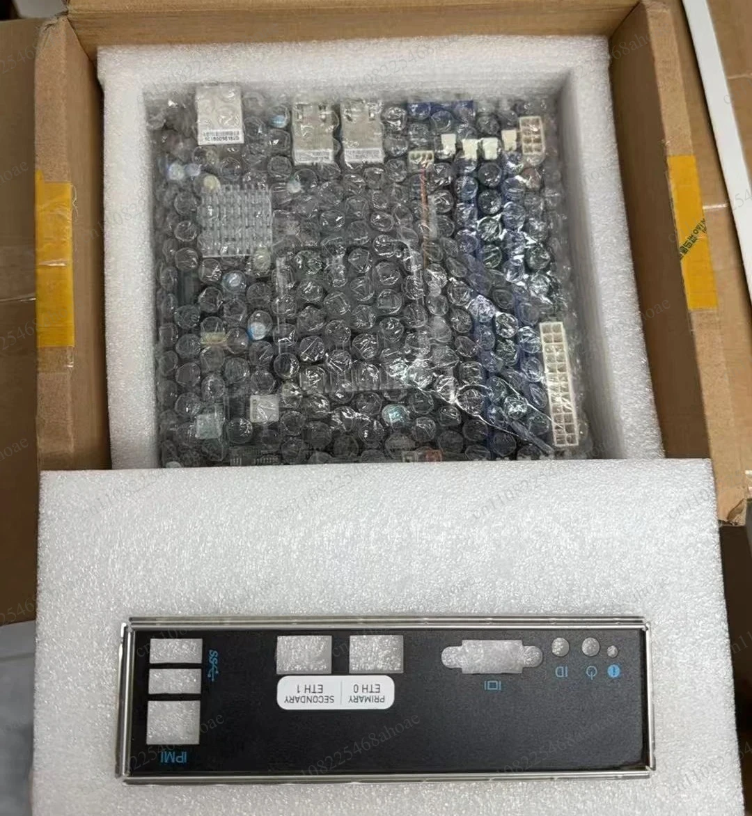 MB10‑DATTO‑O7 Mini ITX NAS Server Motherboard, Xeon D‑1521 CPU, 2*RJ45 10G LAN DDR4 ECC RAM PCIe x16 Slot For Storage Server