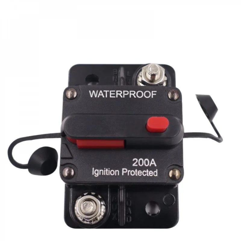 

1 Pcs Auto Marine RV Circuit Breaker Kit - 12V/24V Resettable Auto Trip Protection Fuse Holder & Circuit Protector