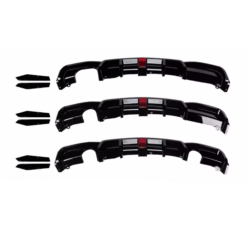 

Black Rear Lip For BMW 3 Series F30 MT 2013-2019 modified new style Rear Shovel with light Body Kit Car Accessories