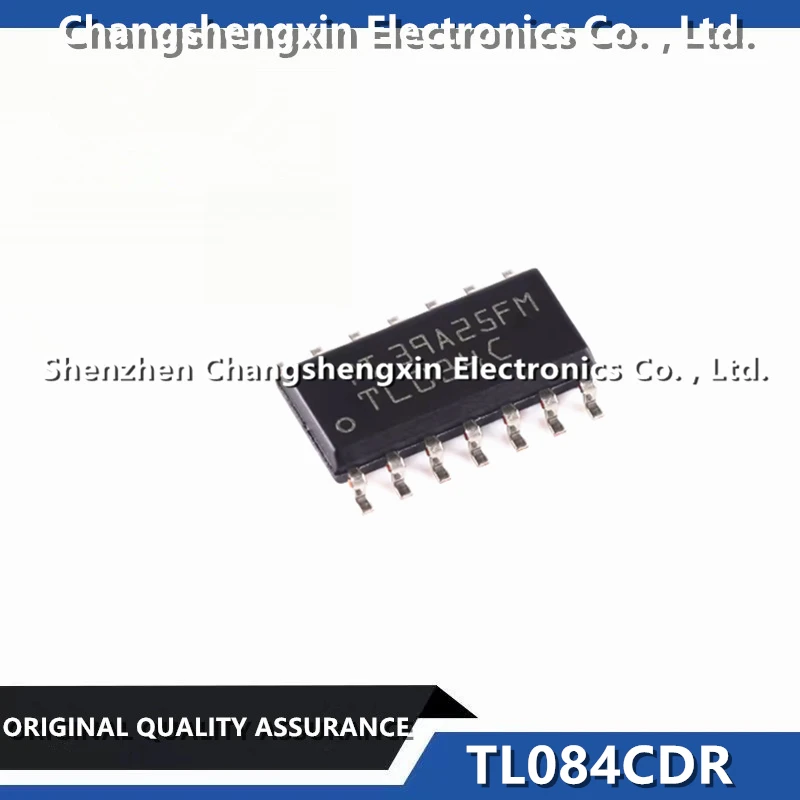 

100 Pieces TL084CDR New Original TL084C 4 Circuit J-FET Input Operational Amplifier 14-SOIC 3MHz 30pA 13V/us