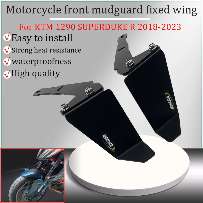 

For KTM 1290, SUPERDUKE R 2018-2023 2019 2020 2021 2022 motorcycle side wings, adjustable fixed wings, front fender fixed wings