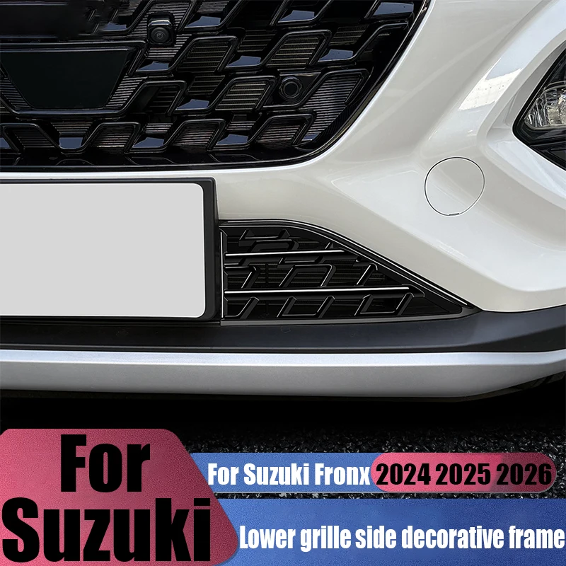 

Lower grille side decorative frame car exterior decoration product modification accessories For Suzuki Fronx 2024 2025 2026