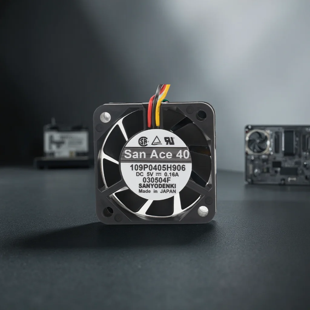 

Silent Cooling Fan Sanyo Original DC5V 0.16A 4010 4CM Dual Ball Bearing CPU Cooler 40x40x10mm 109P0405H906