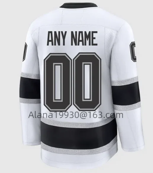 2025 Custom New Style Jersey Anze Kopitar Wayne Gretzky Drew Doughty Kevin Fiala Adrian Kempe Jerseys