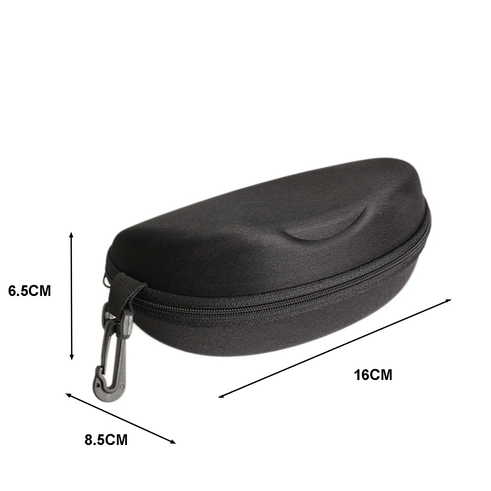 Hard Black EVA Sunglasses Sunglasses Glasses Case EVA Glasses Zipper Case Glasses Display Case image 4
