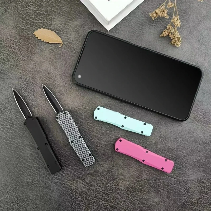 Mini EDC A07 Pocket Folding Knife 440c Blade Zinc Alloy Handle Outdoor Camping Survival Portable Utility Multi-purpose Knives