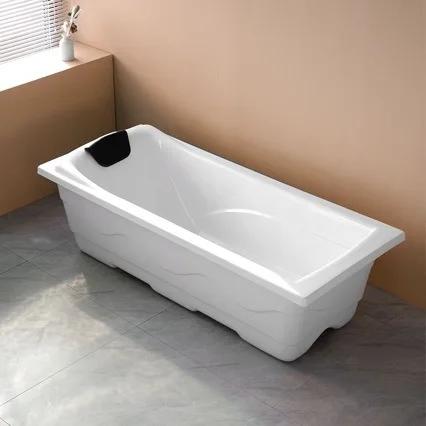 Acrylic freestanding household bath thickened color bath