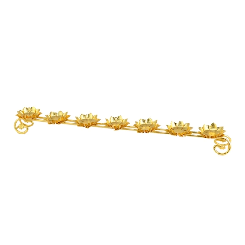 7 Hoa Đèn Dầu Tealight Chân Nến Phật Giáo Để Thiền Trang Sức Giọt