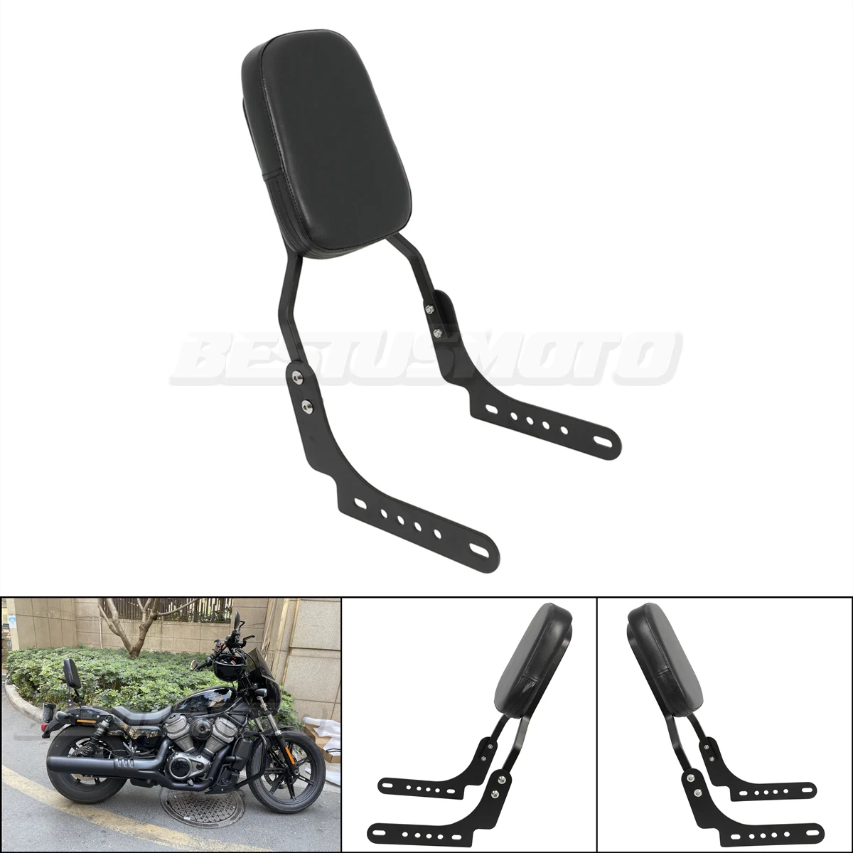 

Motorcycle Accessories Rear Passenger Backrest Sissy Bar For Harley Nightster 975 RH975 RH 975 Special 2022 2023 2024 2025