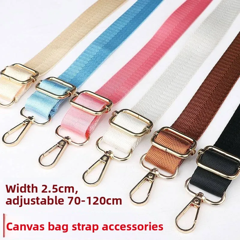 Nylon Replacement Shoulder Strap DIY Crossbody Bag Canvas Belt Backpack Accessories School Bag Crossbody Bag Strap