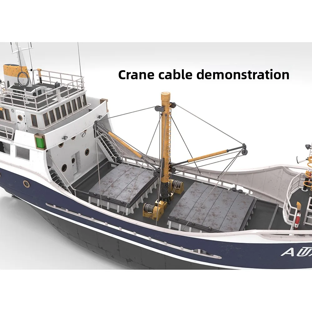 Catherine Multipurpose Bulk Carrier Ship Model Kit 1/350 Small Bulk Carrier Assembly Model Adult DIY Hand-assembled Ship Toy
