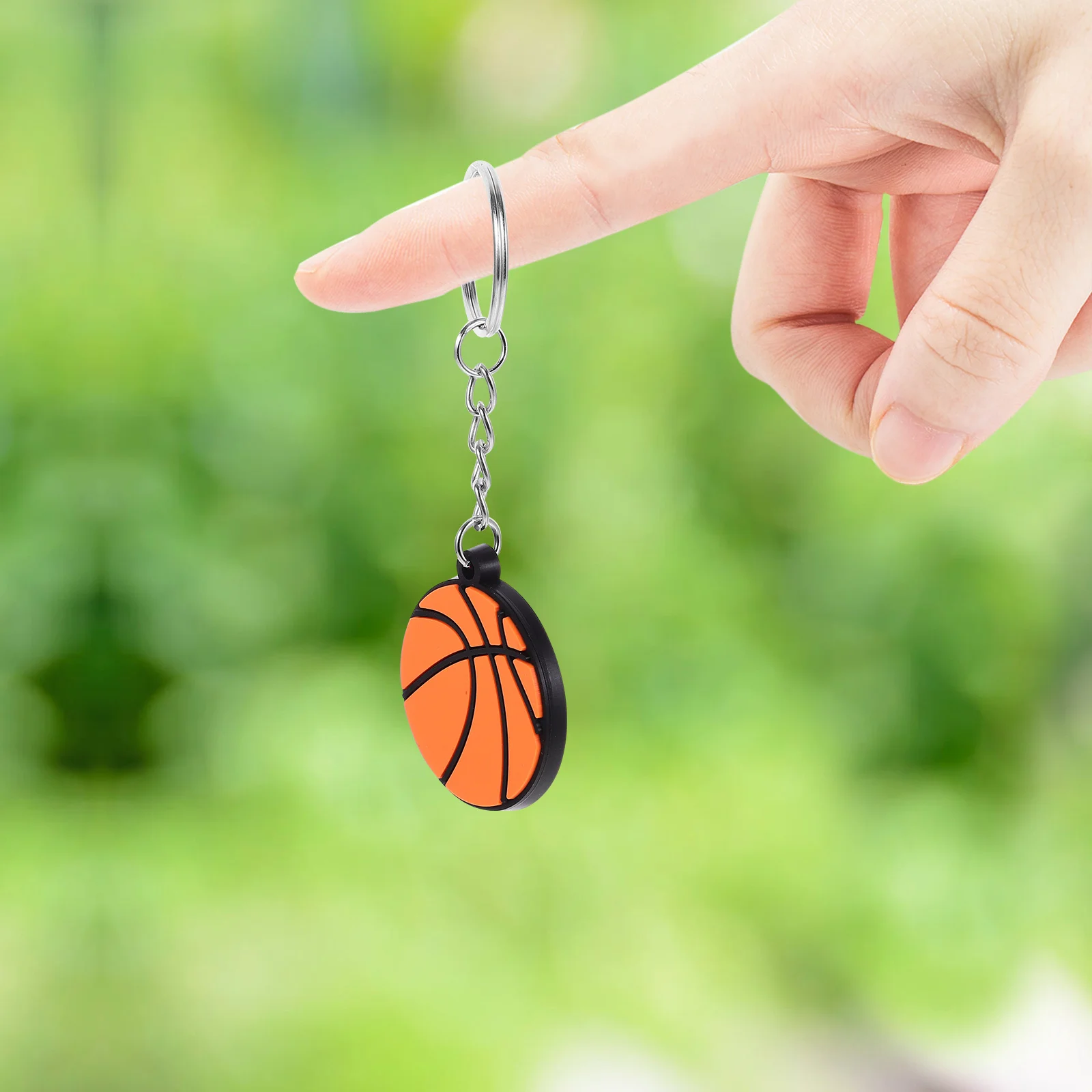 

10pcs Sports Ball Keychains Mini Portable Keychain Creative Design Bag Hanging Decor For Souvenir Gift Pendant